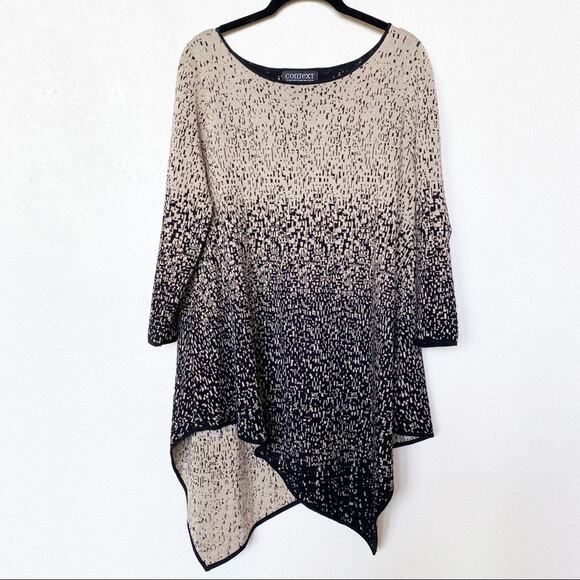 Lord & Taylor Context Shimmer Pullover Sweater Top Size Medium - Picture 1 of 8